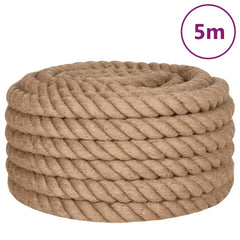 vidaXL Jute Rope 5 m Long 40 mm Thick 2