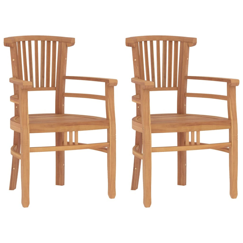 3 Piece Garden Dining Set Solid Wood Teak