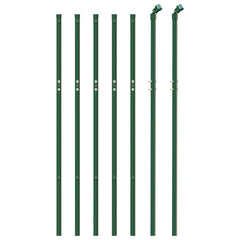 vidaXL Chain Link Fence Green 0.8x10 m 3