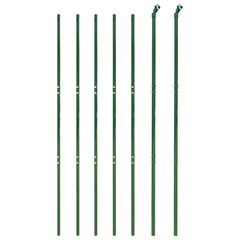 vidaXL Chain Link Fence Green 1.6x10 m 3