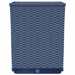 vidaXL Planters 2 pcs Blue Grey 30x30x37 cm Polypropylene 5