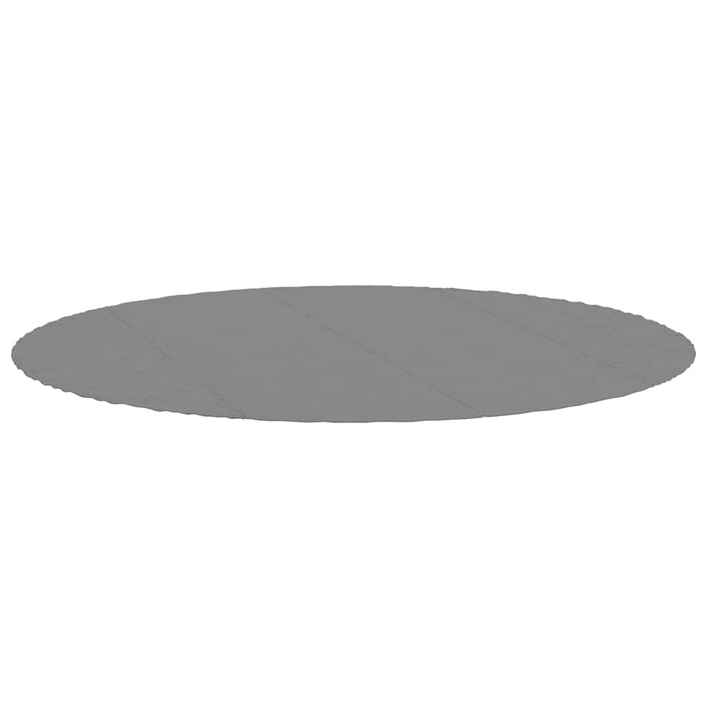vidaXL Pool Ground Sheet Ø 458 cm (1 mm) Non-woven Fabric Light Grey 2