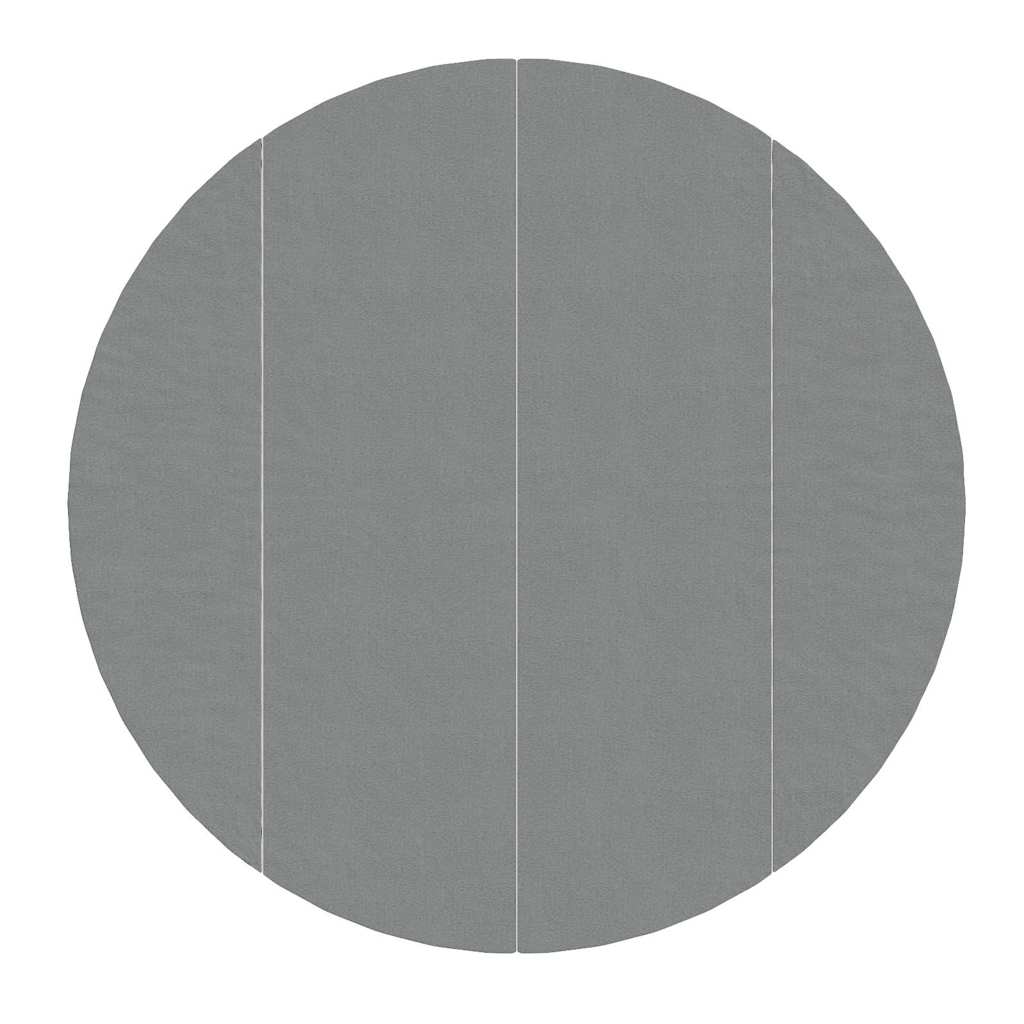 vidaXL Pool Ground Sheet Ø 458 cm (1 mm) Non-woven Fabric Light Grey 3
