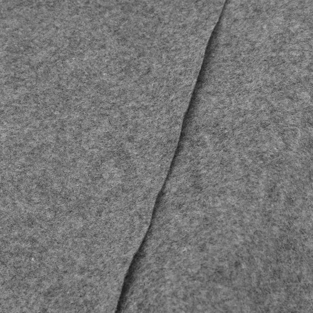 vidaXL Pool Ground Sheet Ø 306 cm (2 mm) Non-woven Fabric Light Grey 5