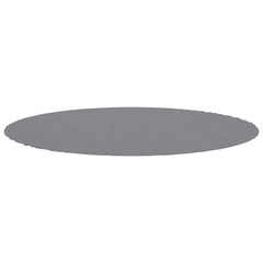 vidaXL Pool Ground Sheet Ø 306 cm (2 mm) Non-woven Fabric Light Grey 3