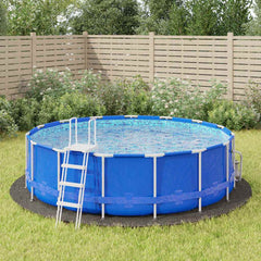 vidaXL Pool Ground Cloth Polyester Geotextile Light Grey
