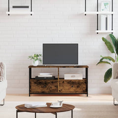 vidaXL TV Cabinet 102x33x45 cm Engineered Wood&Iron