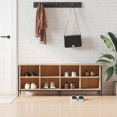vidaXL Shoe Cabinet Sonoma Oak Stores up to 8 pairs of shoes 1