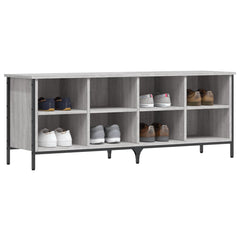 vidaXL Shoe Cabinet Grey Sonoma 8 pairs of shoes 6