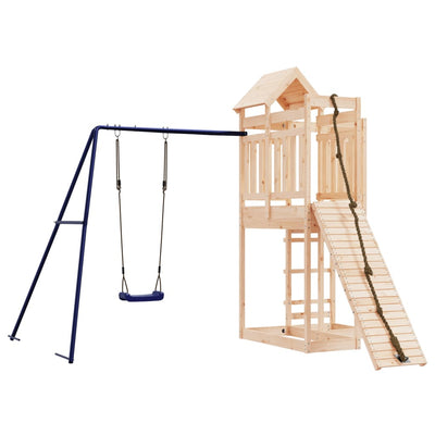 Outdoor Playset Solid Wood Pine