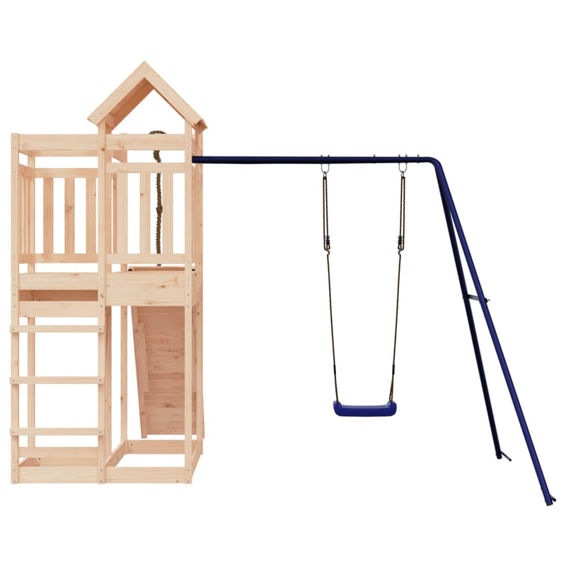 Outdoor Playset Solid Wood Pine