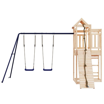 Outdoor Playset Solid Wood Pine