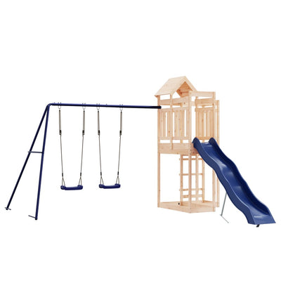 Outdoor Playset Solid Wood Pine