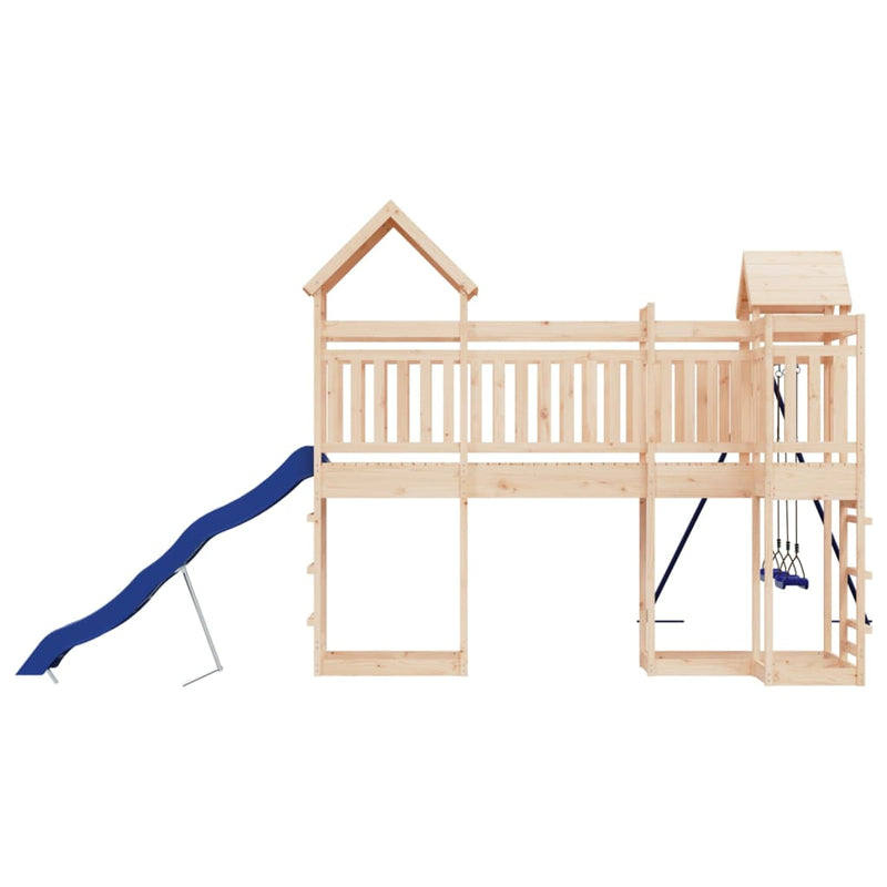 Outdoor Playset Solid Wood Pine