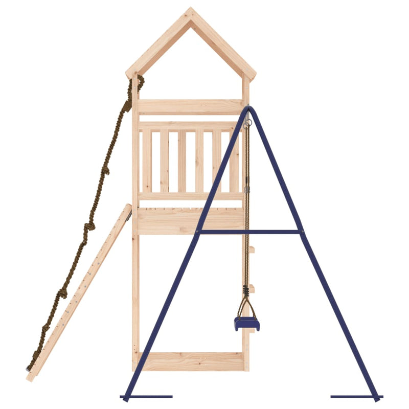 Outdoor Playset Solid Wood Pine