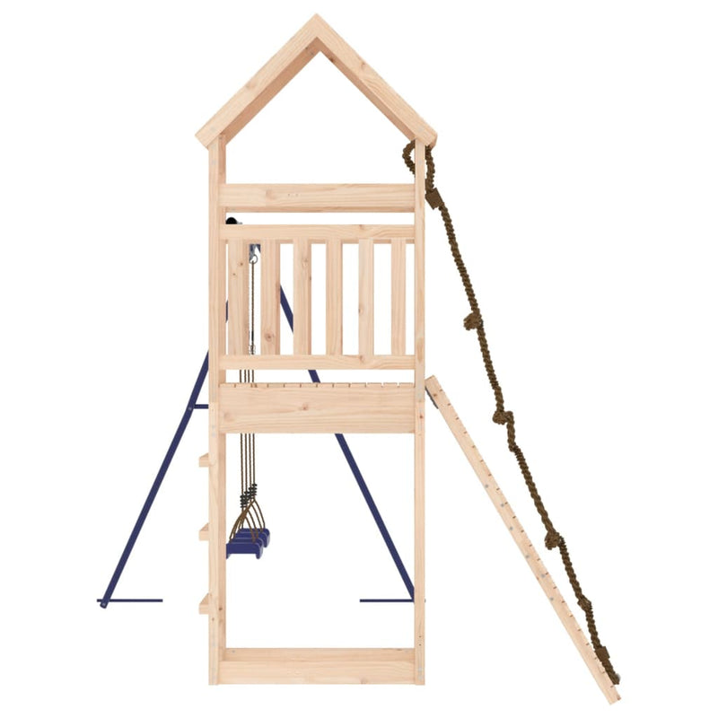 Outdoor Playset Solid Wood Pine