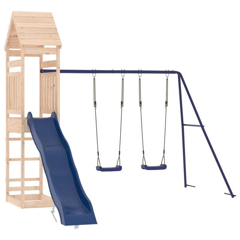 Outdoor Playset Solid Wood Pine