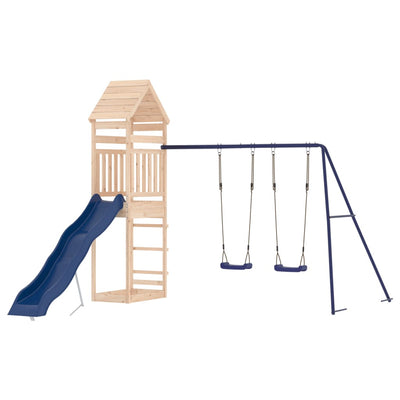 Outdoor Playset Solid Wood Pine