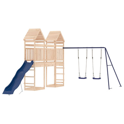 Outdoor Playset Solid Wood Pine