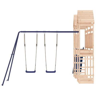 Outdoor Playset Solid Wood Pine