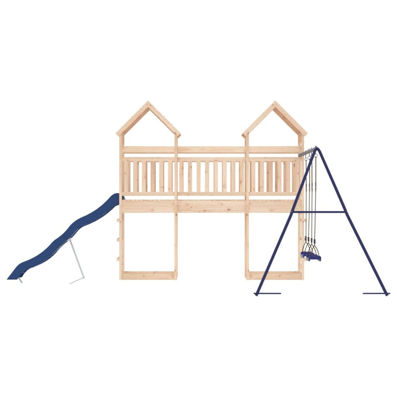 Outdoor Playset Solid Wood Pine