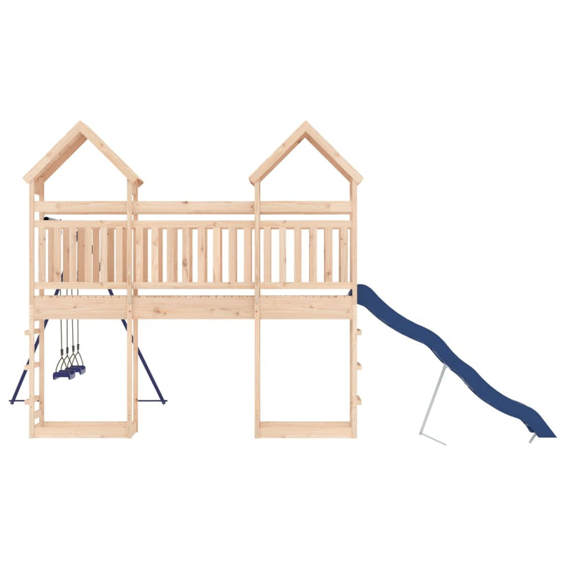 Outdoor Playset Solid Wood Pine