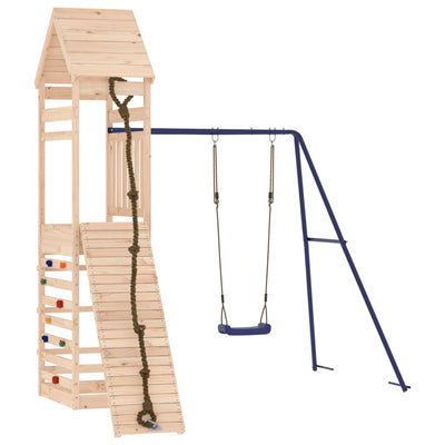 Outdoor Playset Solid Wood Pine