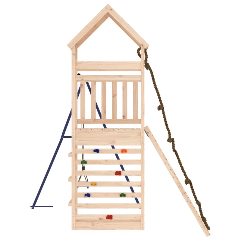 Outdoor Playset Solid Wood Pine