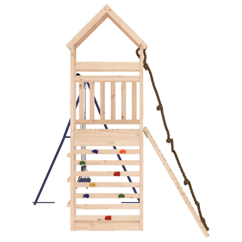 Outdoor Playset Solid Wood Pine