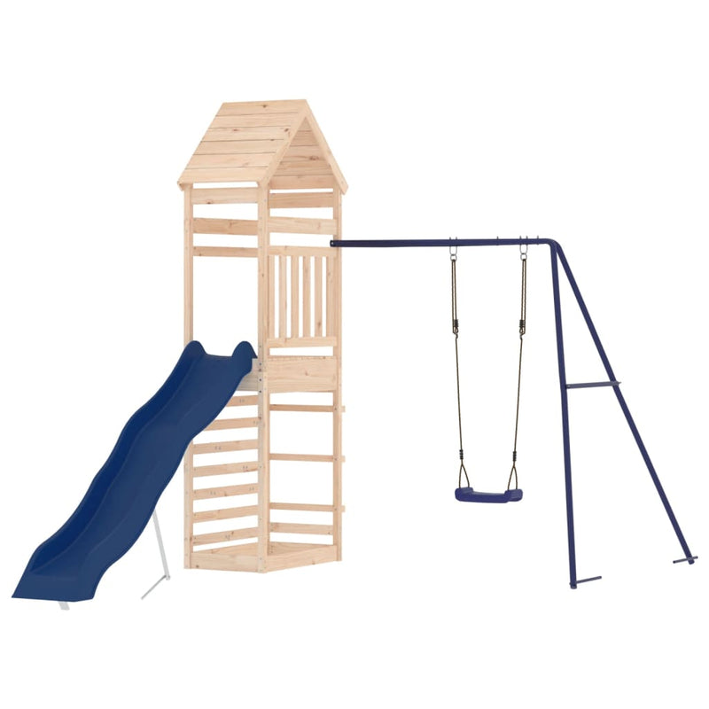 Outdoor Playset Solid Wood Pine