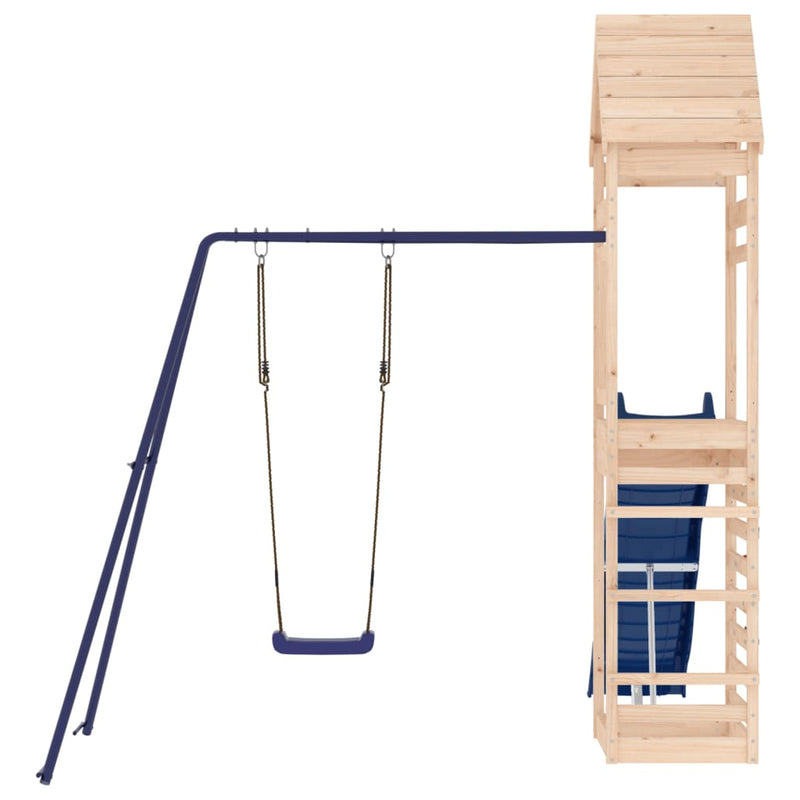 Outdoor Playset Solid Wood Pine