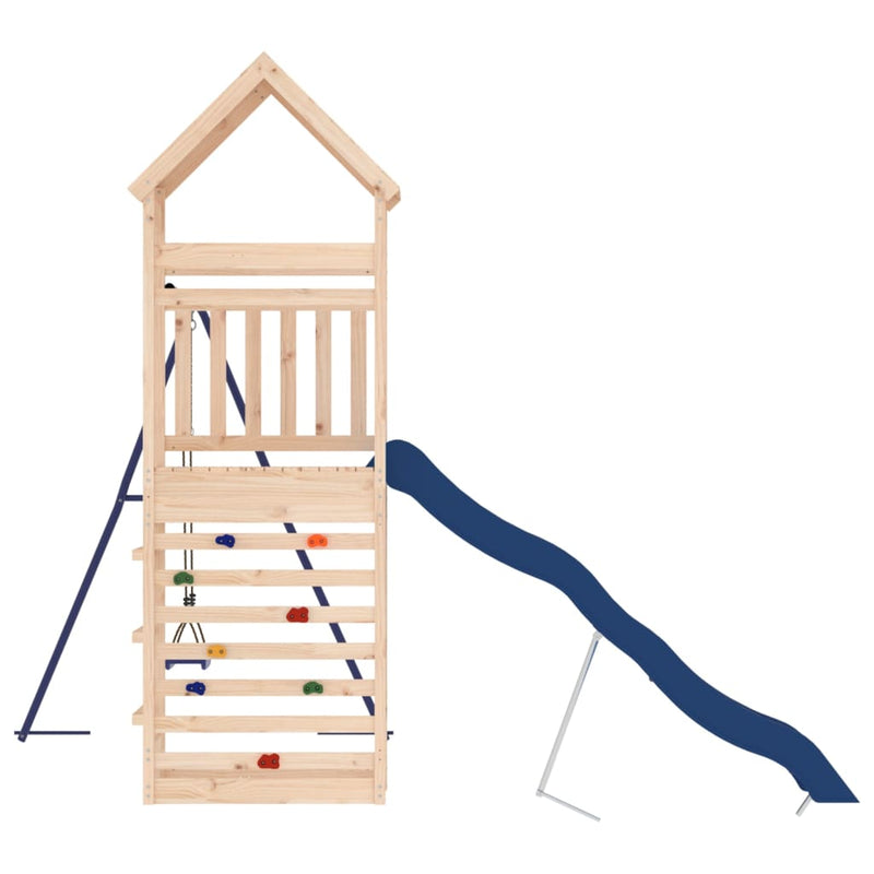 Outdoor Playset Solid Wood Pine