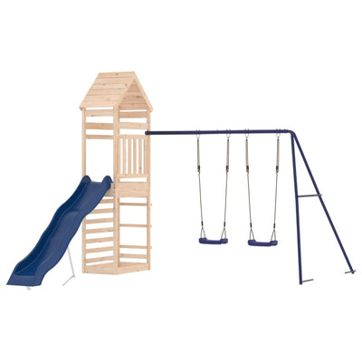 Outdoor Playset Solid Wood Pine