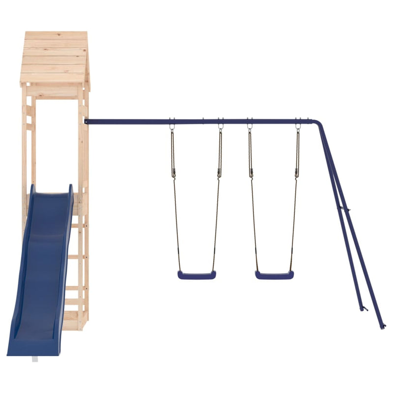 Outdoor Playset Solid Wood Pine