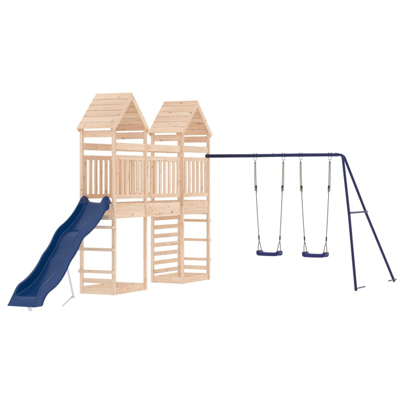 Outdoor Playset Solid Wood Pine