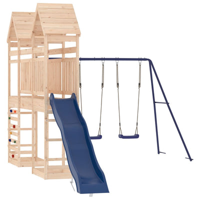 Outdoor Playset Solid Wood Pine