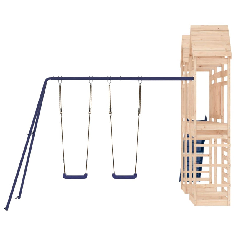 Outdoor Playset Solid Wood Pine