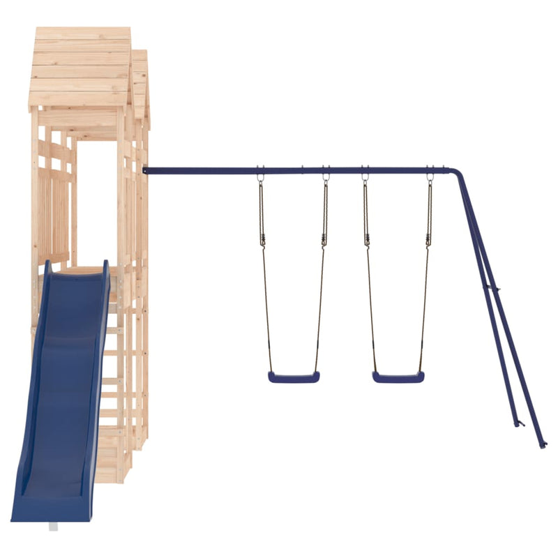 Outdoor Playset Solid Wood Pine