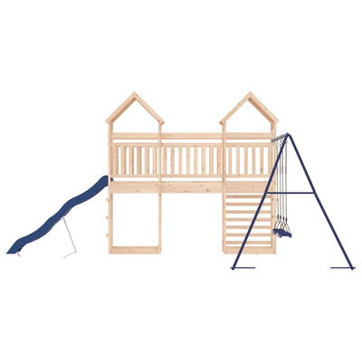 Outdoor Playset Solid Wood Pine