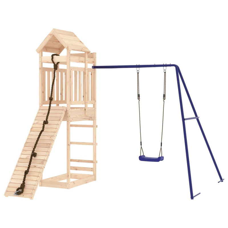 Outdoor Playset Solid Wood Pine