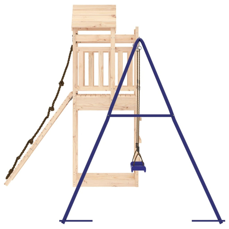 Outdoor Playset Solid Wood Pine