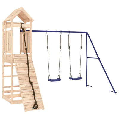 Outdoor Playset Solid Wood Pine