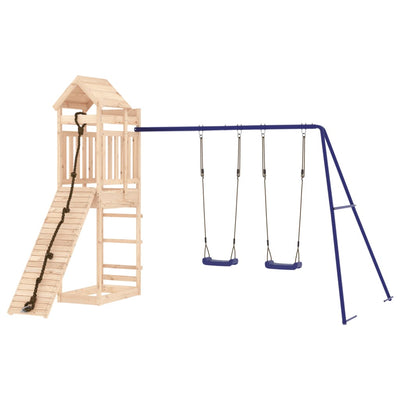 Outdoor Playset Solid Wood Pine