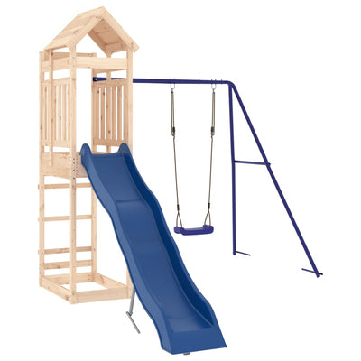 Outdoor Playset Solid Wood Pine