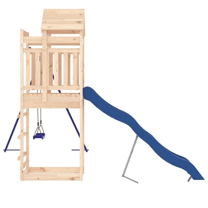 Outdoor Playset Solid Wood Pine