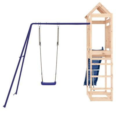 Outdoor Playset Solid Wood Pine