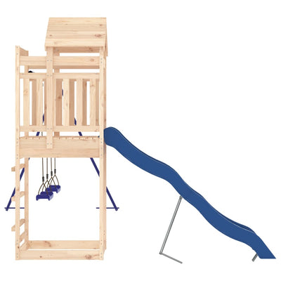 Outdoor Playset Solid Wood Pine