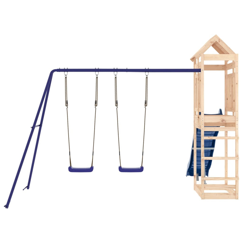 Outdoor Playset Solid Wood Pine