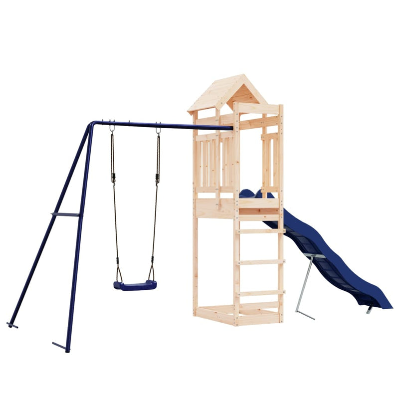 Outdoor Playset Solid Wood Pine