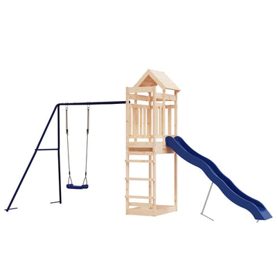 Outdoor Playset Solid Wood Pine